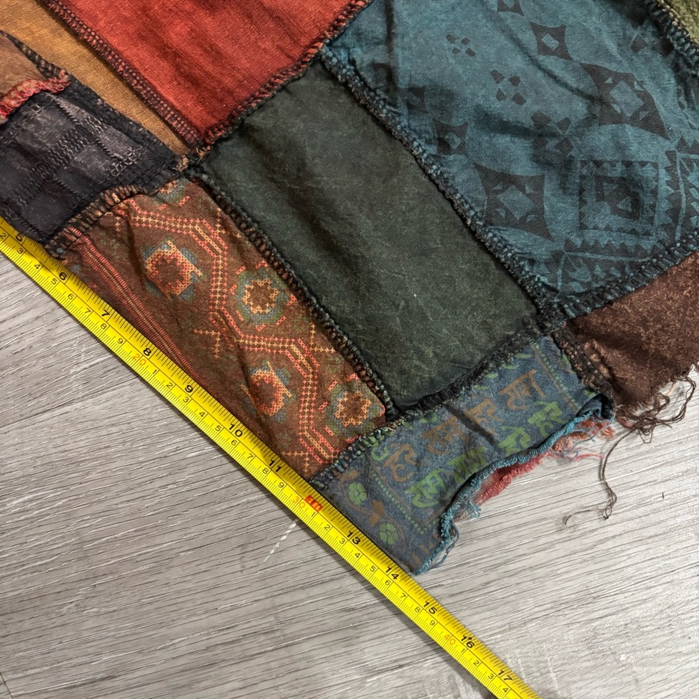 Gardenbelle Boho Patchwork Colorblock 70s Hippie … - image 6